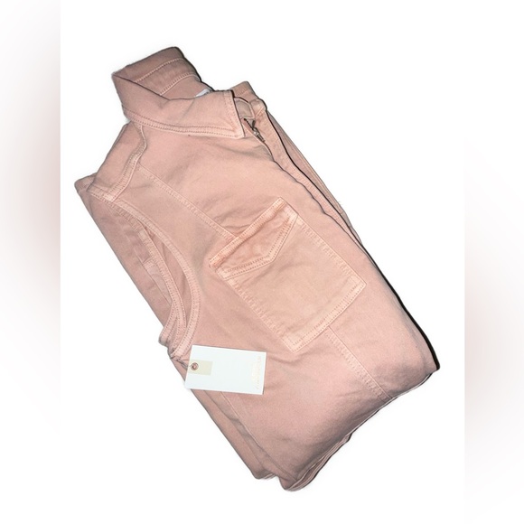 Good American Fit For Success Blush Denim Dress NWT Size L work dress preppy - Picture 6 of 11